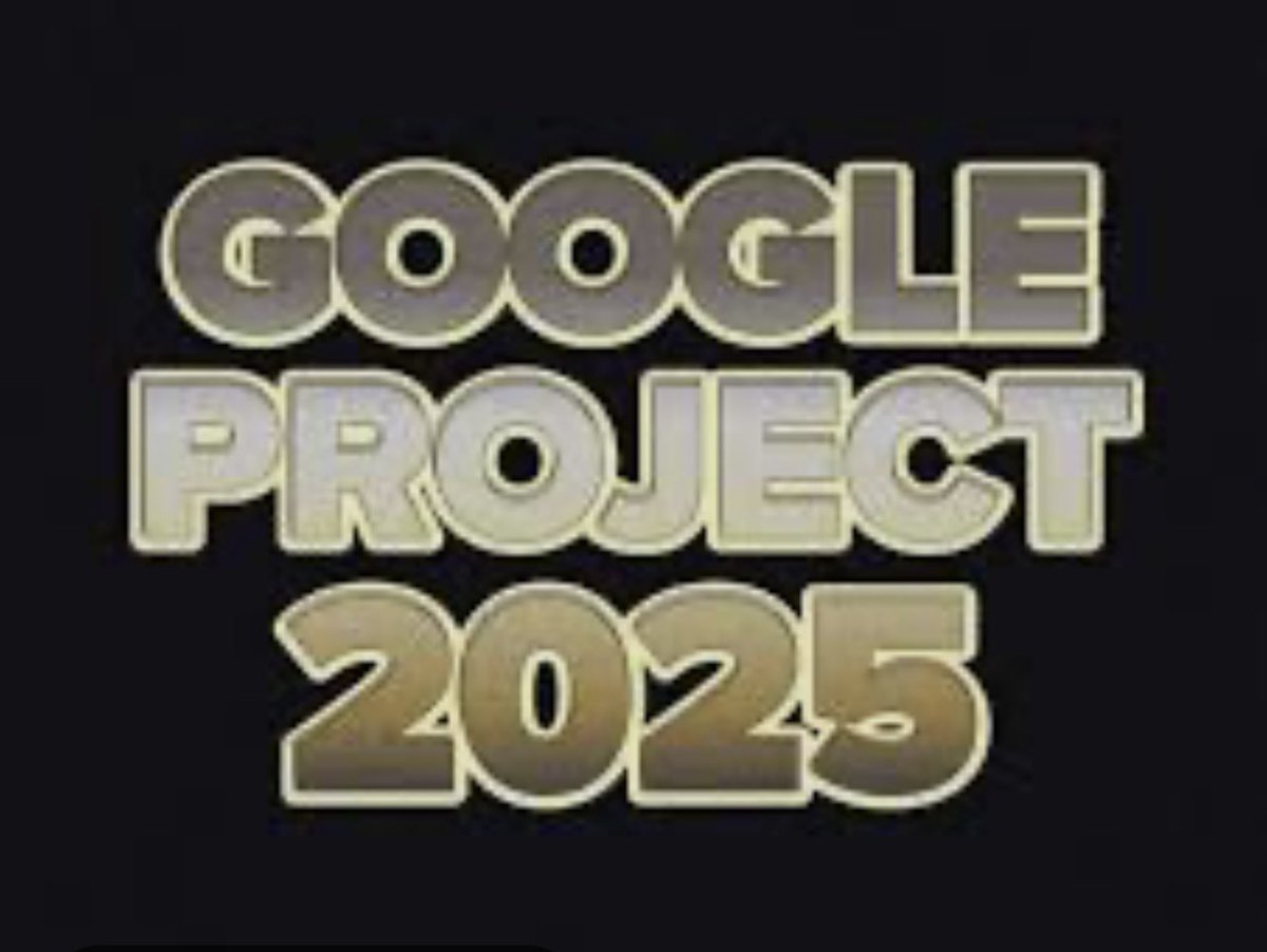 joncoopertweets's tweet image. Google Project 2025. Pass it on.

#GoogleProject2025