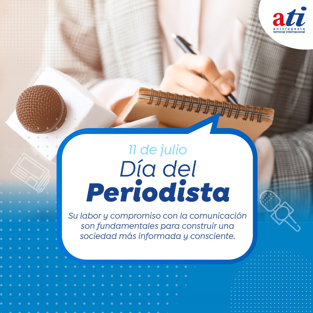 ¡Feliz #DiadelPeriodista! Su labor y compromiso con la comunicación son esenciales para construir una sociedad más informada y consciente. Gracias por su dedicación y esfuerzo en mantenernos al tanto de los acontecimientos más importantes.
#DíaDelPeriodista #Periodismo #ATI