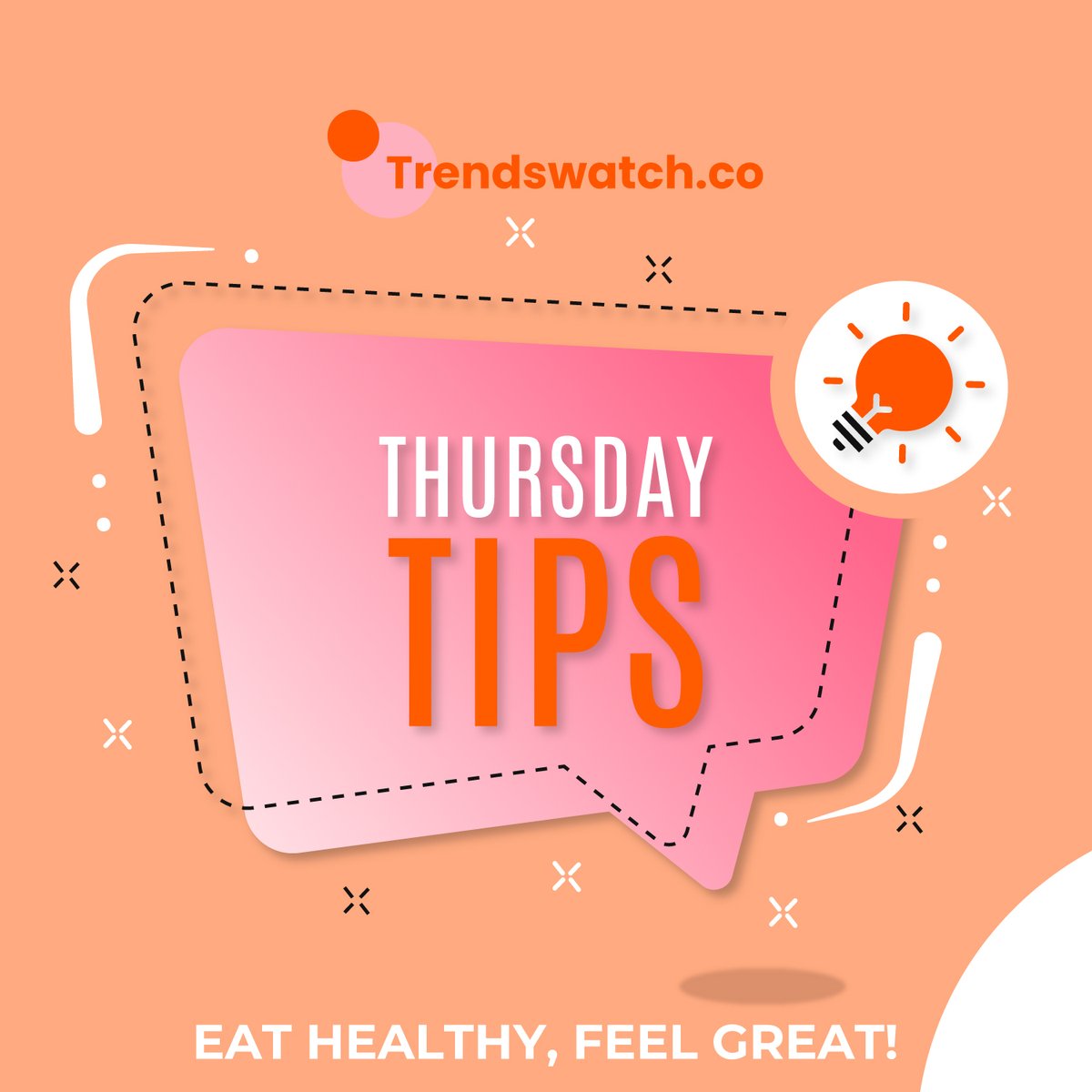 TrendsWatch360's tweet image. Thursday Tip: Eat healthy, feel great! 🍎🥦🥗

#ThursdayTips #HealthyLiving #WellnessWednesday #EatRight #FeelGood