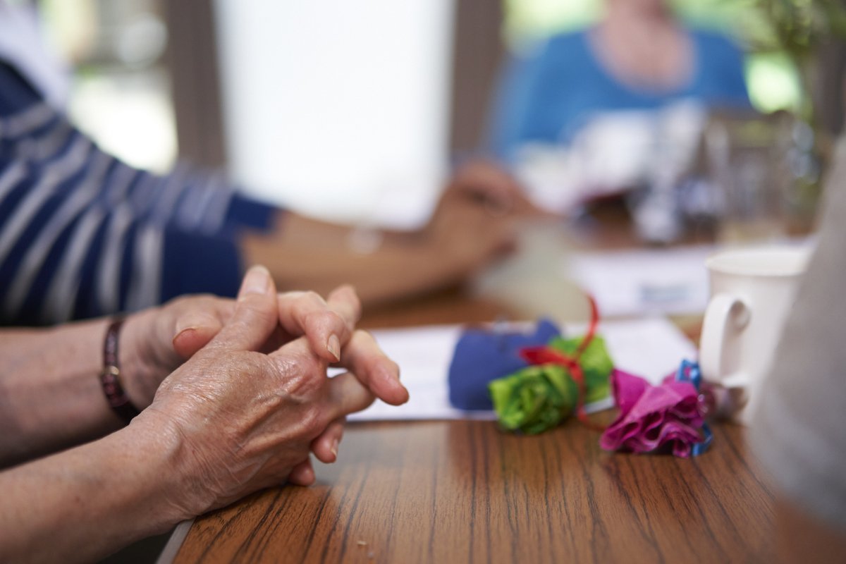 Our weekly Peer Activity group focuses on activities like crafting, music and storytelling to inspire creativity and connection. Recently, we made lavender bags and shared stories, all while exploring meaningful weekly themes 💟 Photo by Nick Dolding