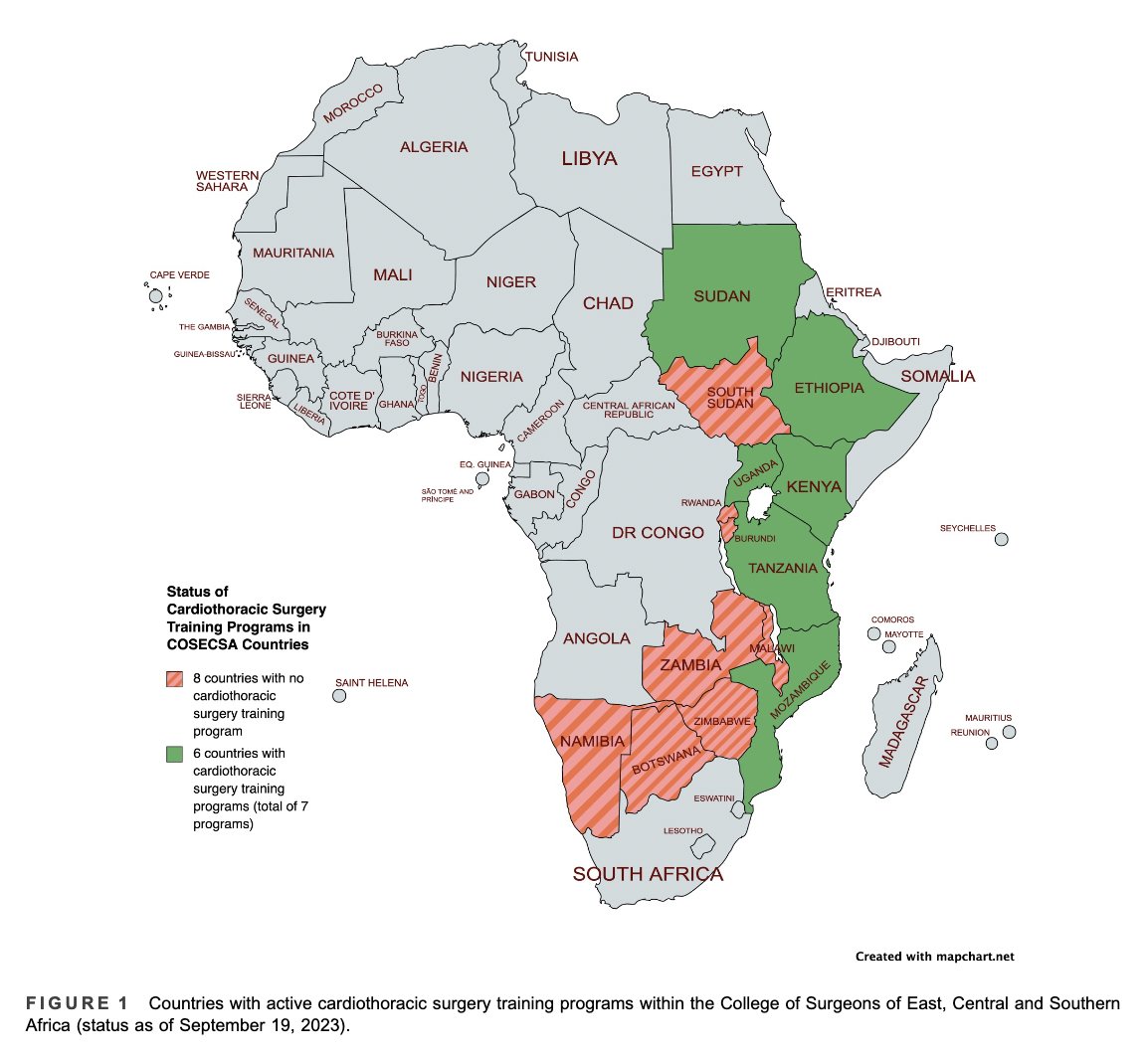 DVervoort94's tweet photo. "Cardiothoracic surgery is not just about saving lives; it is also about giving millions the opportunity to lead healthy and fulfilling lives."

👏 work @abebesurg @DrBarnabasAlay @gttefera et al. on training &amp; needs for 🫀🫁 surgeons @cosecsa Region.

👉 https://t.co/jrXVacsJIn https://t.co/xcXFfAPSCy