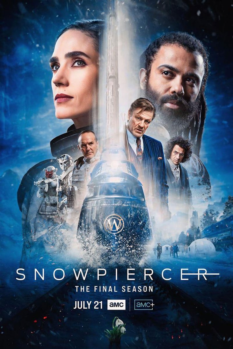 ImageEngine's tweet image. P O S T E R - 🚂 The final stop is just 10 days away. Check out the new poster for the fourth and final season of #Snowpiercer, premiering Saturday, July 21 on AMC and AMC+. With visual effects by #ImageEngine.