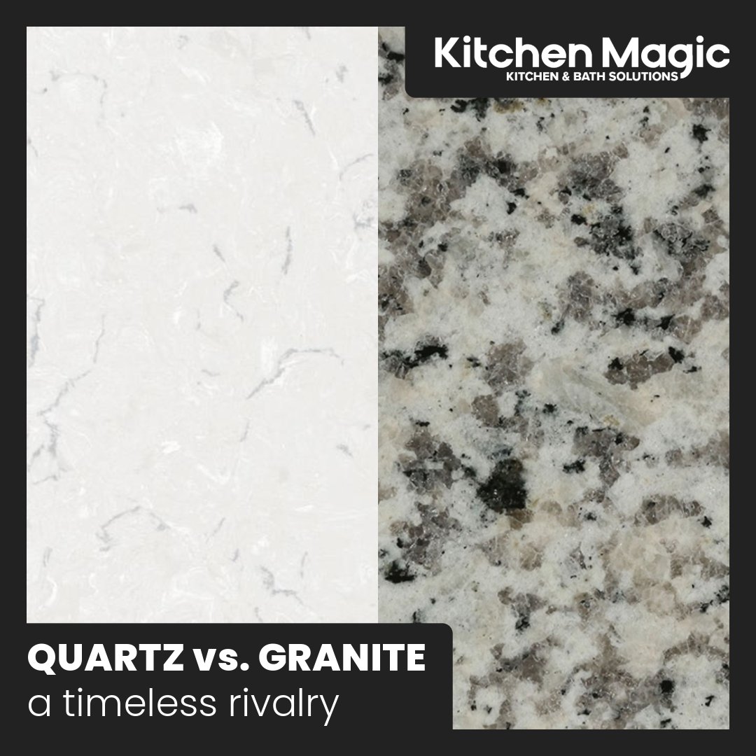 Like many well-known rivalries, these two popular countertop materials go head-to-head when considering adding them to a kitchen remodel. Check out which one will win the battle for you! blog.kitchenmagic.com/learning-cente…