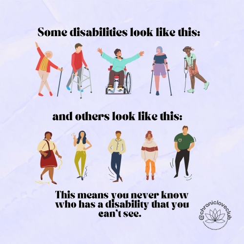 MEAssociation's tweet photo. Always worth sharing, and especially during #DisabilityPrideMonth

Credit: @chronicluvclub

#MECFS #MyalgicEncephalomyelitis #LongCovid #HiddenDisabilities #InvisibleIlness #Disability #DisabilityPride https://t.co/zZTB8fHxNk