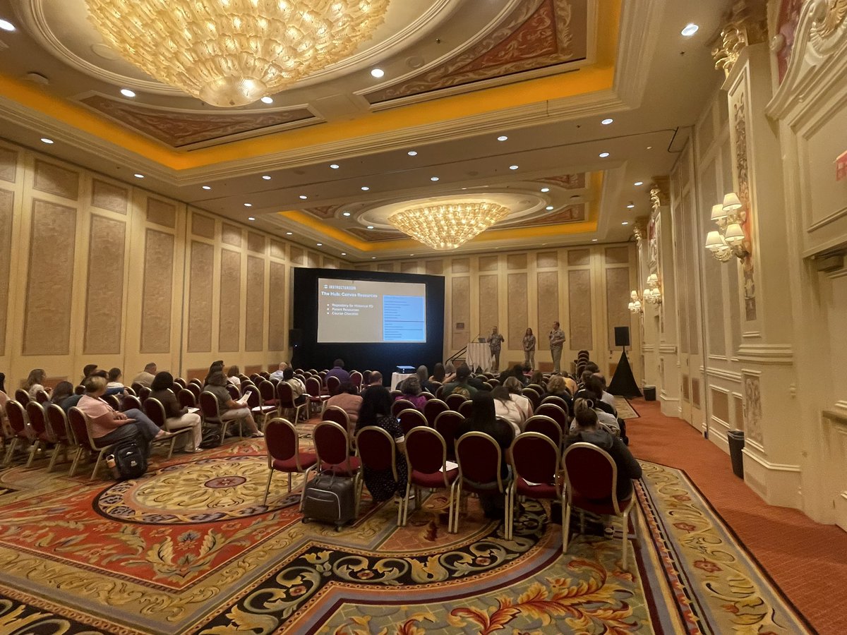 Joani_Miller1's tweet image. Thank you all for coming to our #INSTCon24 session on how to go all in with @Canvas_by_Inst . The #RCSLearn team rocked it!