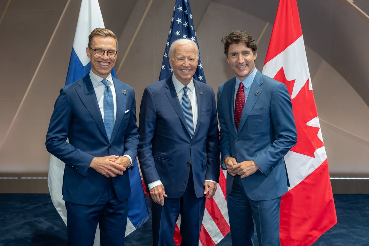 Canadian Prime Minister Trudeau, Finnish President Stubb, and I are proud to announce the Icebreaker Collaboration Effort between our nations.

This effort will not only build cutting-edge icebreakers, it'll create good jobs and sustain peace in the Arctic and Antarctic regions.