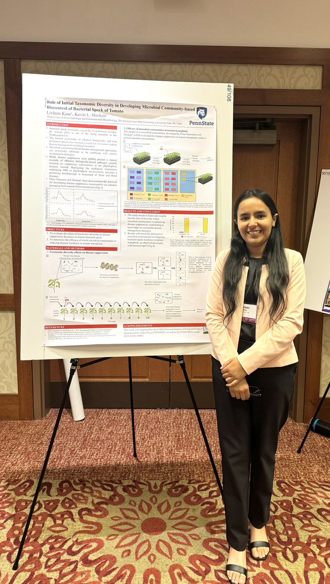 Livleen Kaur (@kaur__livleen) on Twitter photo Hey <a href="/Icppb2024/">ICPPB & Biocontrol 2024</a> folks! Come see me at my poster #108 and discuss about disease suppressive phyllosphere. <a href="/k_hockett/">Kevin Hockett</a> Hey <a href="/Icppb2024/">ICPPB & Biocontrol 2024</a> folks! Come see me at my poster #108 and discuss about disease suppressive phyllosphere. <a href="/k_hockett/">Kevin Hockett</a>