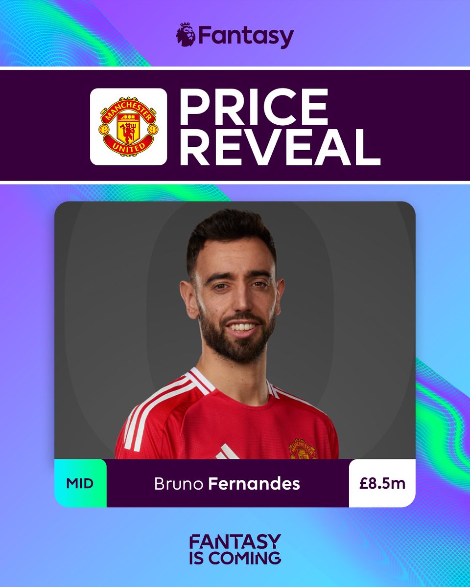 OfficialFPL's tweet photo. No player created more chances last season than Bruno Fernandes 💫

The @ManUtd midfielder sees his price remain at £8.5m 👍 https://t.co/3OHDG1Iy4i