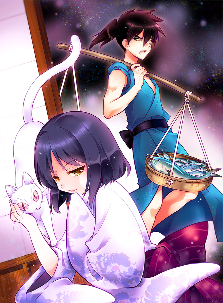「けっこう過去作ですが、宣伝していただいたので便乗体調戻ったら、また短い話でも遊び」|クスミ＊楠見らんま【なんかもそもそ動いてます】のイラスト