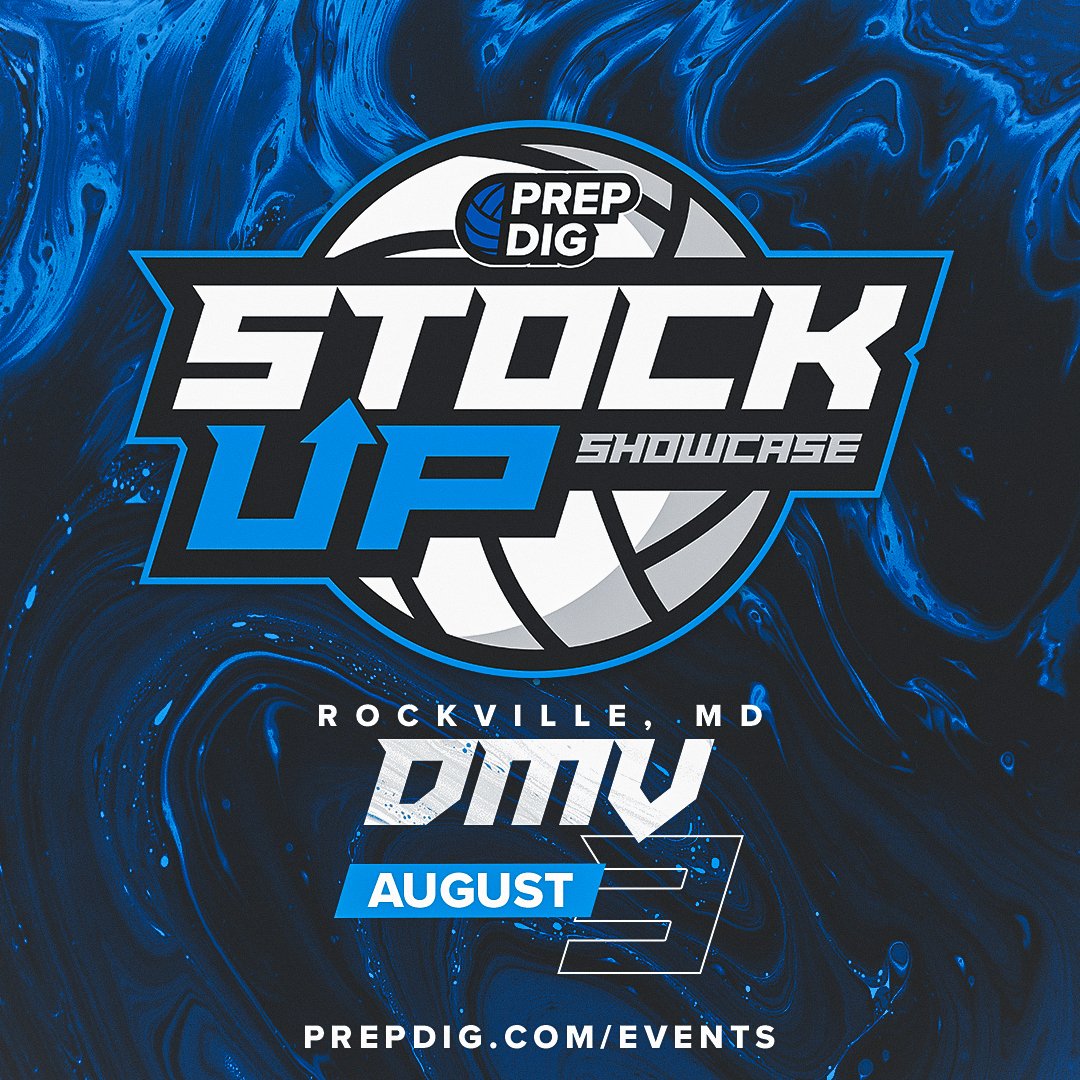 PrepDigVA's tweet photo. 🚨Attention 2025-2027 DMV 🏐 Prospects🚨

The @PrepDig Stock Up Showcase is coming to Rockville, MD on August 3rd!

📍Michael &amp; Son Sportsplex
🕐1:00PM - 3:00PM

1st round of DM invites going out this week and next! 

Register TODAY ⤵️
https://t.co/UlVvouU3ft https://t.co/paVREXSbzP