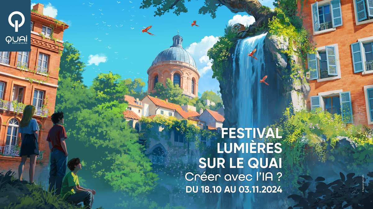 [🔟e édition FESTIVAL LUMIÈRES SUR LE QUAI ] 

🎨🖥️CRÉER AVEC L'IA ?
Que produit l'alliance art et #iA  ? Peut-on parler de créativité quand elle émane d'une machine ? Comment continuer à créer dans un monde où l'IA occupe une place prépondérante ?

📅 Du 18/10 au 03/11
#LSQ2024