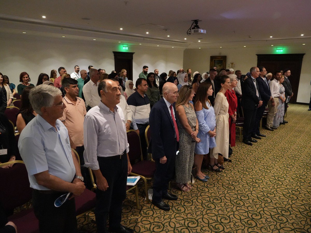 AFD_MidEast's tweet photo. Coup de projecteur sur les réalisations du projet “Nataf3al” de soutien à l’éducation publique au 🇱🇧, lors de la cérémonie de clôture sous le patronnage de @achkar_imad &amp; en présence de @Herve_Magro &amp; de nos partenaires @NRC_MiddleEast @IqraAssociatio1 @AMELASSOCIATION @intalert. https://t.co/YNtjUAAECs
