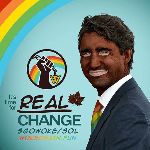 woke_chain's tweet photo. Real change coming from @JustinTrudeau and @wef. Check it out @jordanbpeterson and @elonmusk. Go $WOKE or go broke. #bitcoin #solana #therealpandemic https://t.co/2LxaWGT8XW