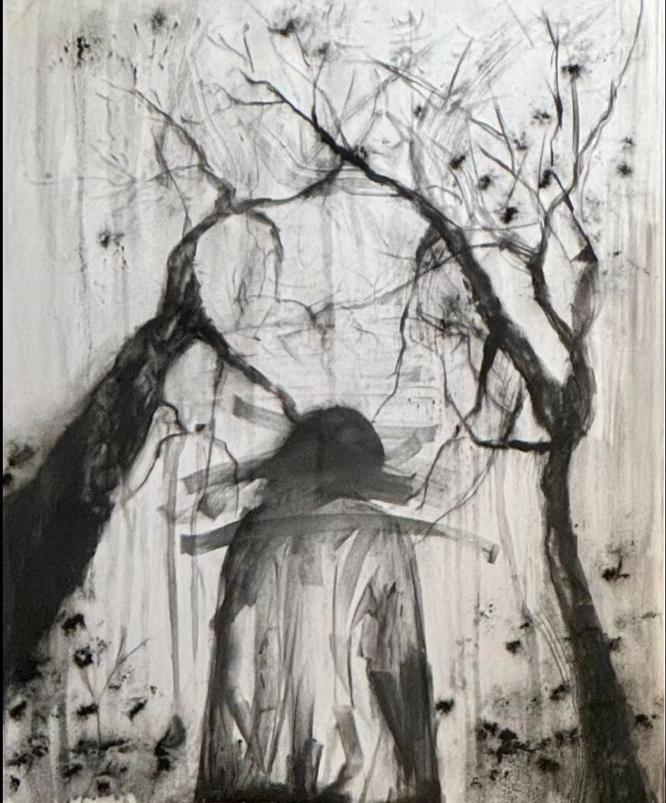 WissalHwg's tweet photo. The art                                      The artist https://t.co/JnBezzVI6L