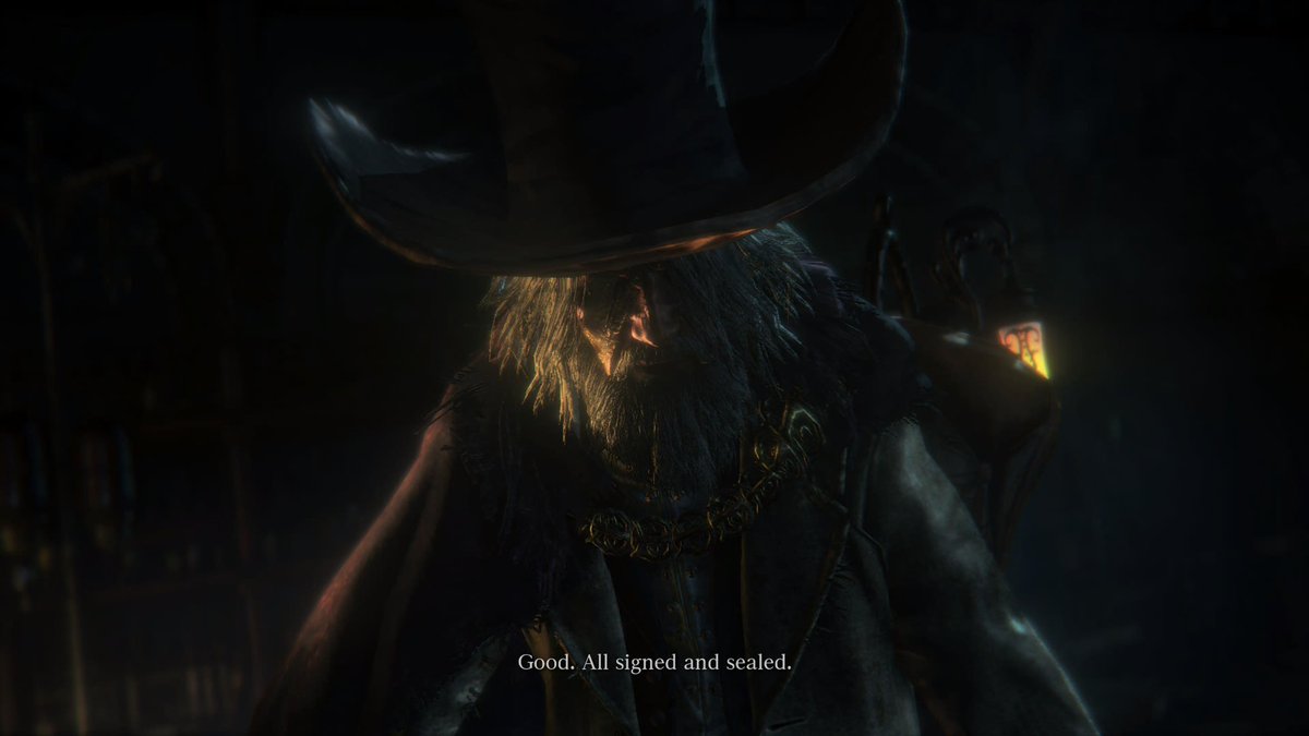 gelow1lves's tweet photo. First FromSoftware game. Just 5 minutes in and fxck me. #Bloodborne https://t.co/oOhaTBNJyW