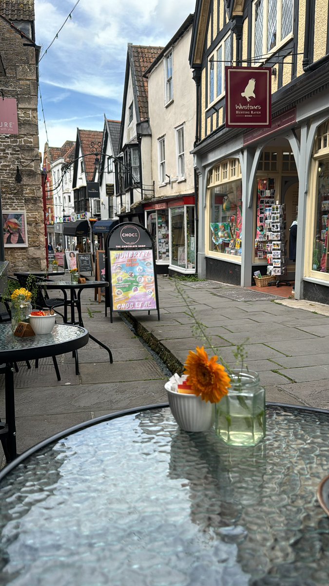 Afternoon in Frome and I feel like I am in a Harry Potter. And Harry Potter is loving every minute