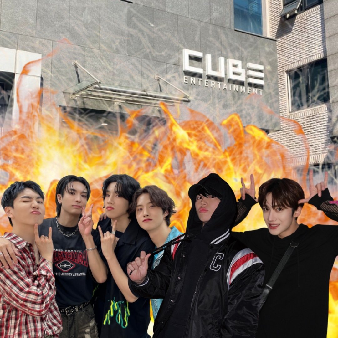 wenhanly's tweet photo. @kchartsmaster cube's downfall party, everyone is invited! https://t.co/XJq9CbKAge