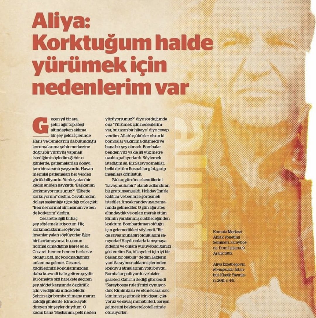 akgencdib's tweet photo. "...
Güçlü olmalıyız, güçlü olmalıyız. Bu bilgiyi çocuklarımıza aktarın. Onlara hem iyi hem asil olmaları gerektiğini ama güçlü olmaları gerektiğini söyleyin. Bu dünyada yalnızca güce saygı duyulur.
..."

Aliya İzzetbegoviç https://t.co/dA8dGVEiAL