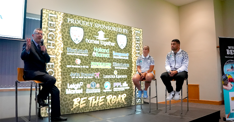 🏊‍♀️🏊🏊‍♂️ Last night, Leigh Leopards hosted <a href="/WiganBESTsc/">Wigan BEST</a>'s presentation evening, celebrating the 27 swimmers from the borough that have qualified for the British &amp; English Nationals. With inspirational words from Derek Beaumont, Adrian Lam and a Q&amp;A with John Asiata and Beth Stott.