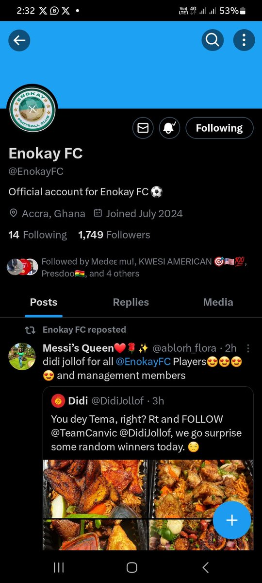 waskyweezy's tweet photo. @EnokayFC @enokay69 Long time not received my alert of momo https://t.co/5ncrybkp3M