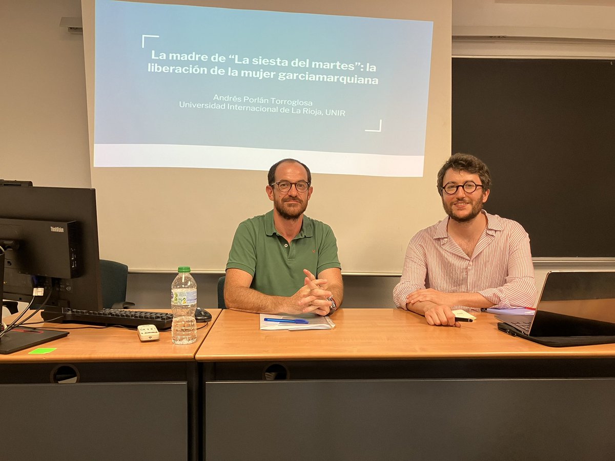 Contento por compartir aspectos fundamentales sobre las mujeres garciamarquianas que surgen en mi investigación con <a href="/GREMEL_/">GREMEL</a>  en @uniruniversidad 

Ha sido en el marco del IV Congreso Internacional <a href="/CICELI_UV/">CICELI</a> en la Universidad de Alicante. 

¡Hay que leer al Gabo! 🚞🦋