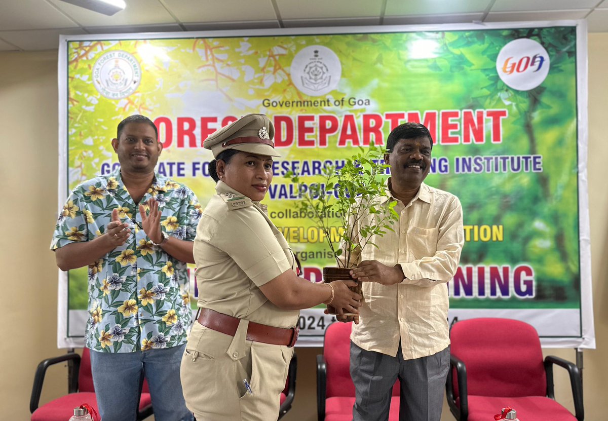 DrGaneshGaonkar's tweet image. Inaugurated 3 Days Nature guide training from 11th july to 13th july Organised by Forest Department, Goa state forest research &amp;amp; training institute valpoi goa in collaboration with GTDC.. #gtdc #natureguide