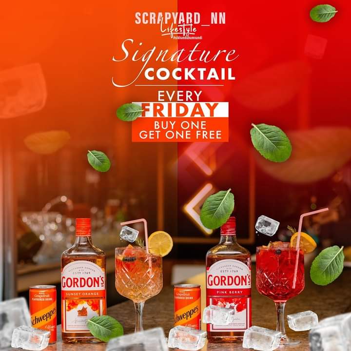 ScrapYardNN's tweet photo. Scrapyard Lifestyle
12 Friday 2024

Fridays will never be the same. 
Scrapyard Signature Cocktail
BUY ONE GET ONE FREE

Old Skool House Ft Dlomo https://t.co/IFnepnPT65