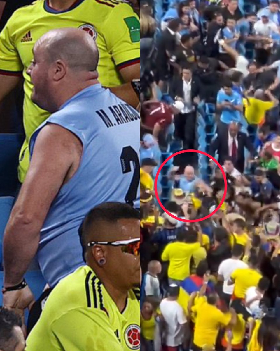 🇺🇾🤯 El relato de Luis Gómez, el SUEGRO de Maxi Araujo, que defendió a los jugadores en la tangana en la TRIBUNA, en entrevista con Minuto 1:

“Desde que llegamos en los ómnibus nos estaban agrediendo. Llegó un momento que se armó una escaramuza y en la avalancha que hicieron le