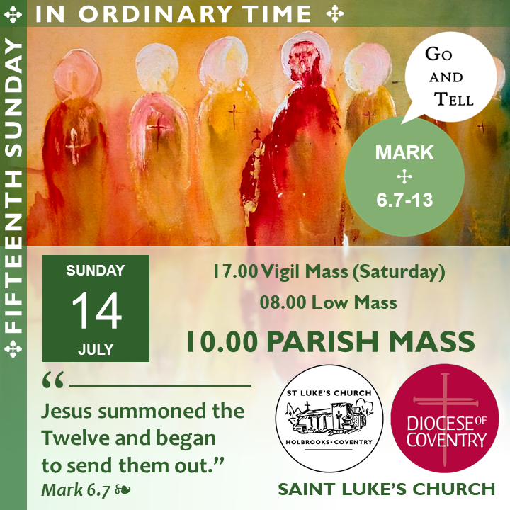 holbrookschurch's tweet photo. Sunday, 14th July and the week ahead @holbrookschurch. A booklet containing the Sunday Mass readings is available at https://t.co/ZwyjRLsf6j, and this week's newsletter can be downloaded at https://t.co/T5cGO0KuPD. All are most welcome to join us. https://t.co/KF4WzdoTLc