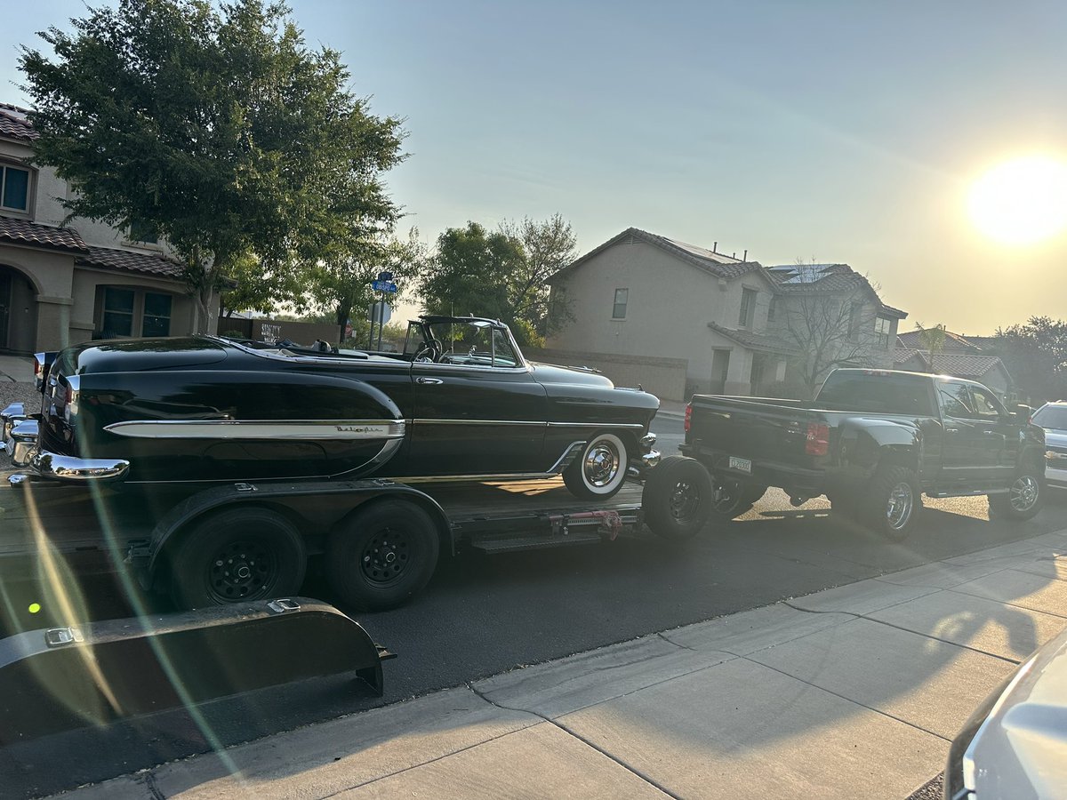 mommamichelle48's tweet photo. @thereal_Rocco This is our vacation time. Heading out to show our ‘54. https://t.co/xIkm1glHSs
