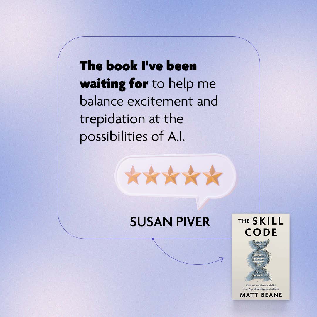 mattbeane's tweet image. It has been a privilege to read how #TheSkillCode has resonated with so many of you.

If you haven't yet, I'd be grateful if you would leave a review on Amazon. Authenticity is all that counts.

amazon.com/Skill-Code-Abi…

🧬 #BookReview #Amazon