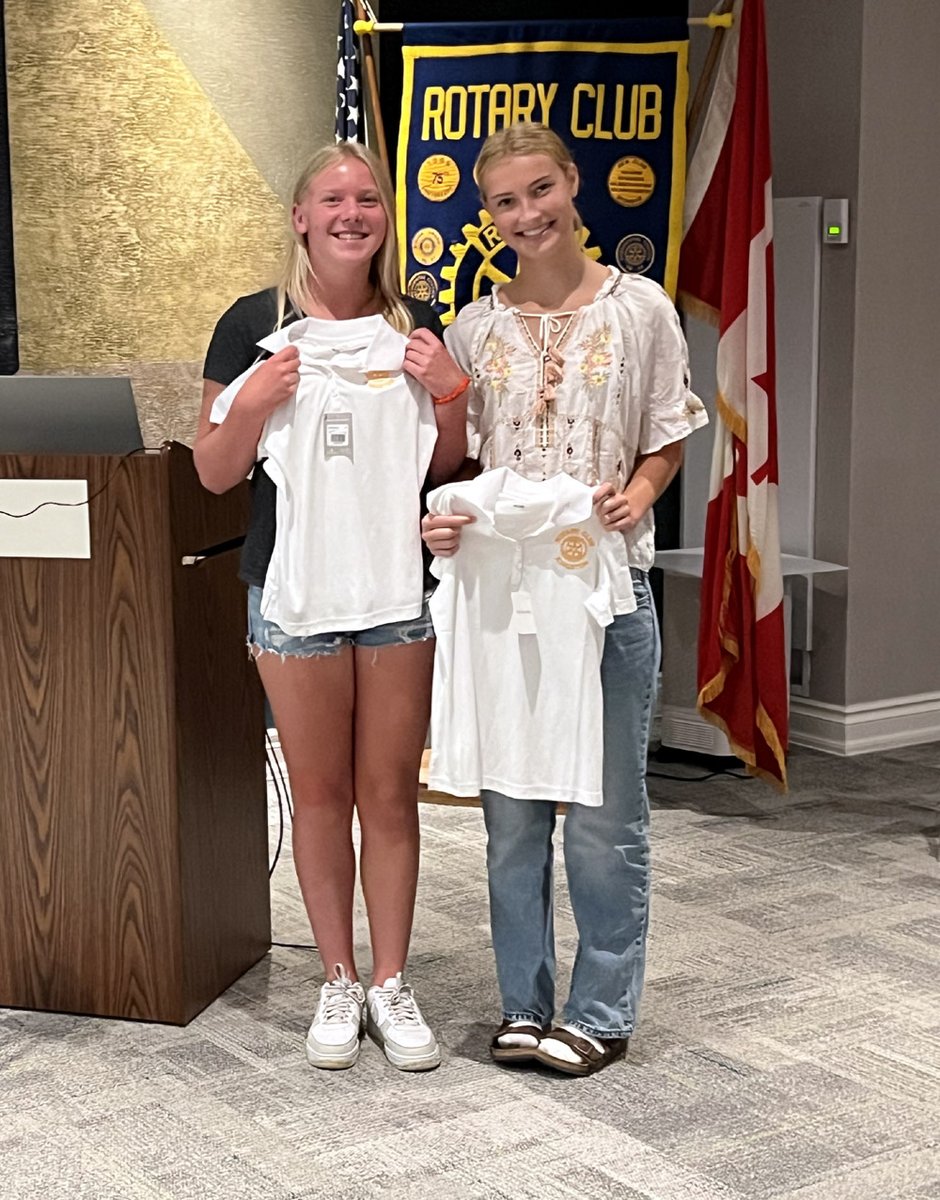 Last week we said goodbye to Karen Lethan, our inbound for the last year. We so enjoyed her company and watching her grow as the year went on. As well, we wished bon voyage to Lylah Robichaud, our outgoing for the year-long exchange to Taiwan (and Karen's host sister).