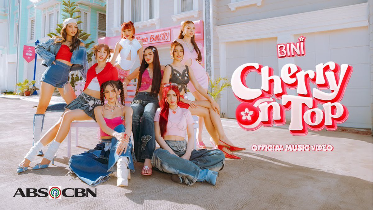 BINI's "Cherry On Top" has reached #1 on iTunes PH Music Video chart.