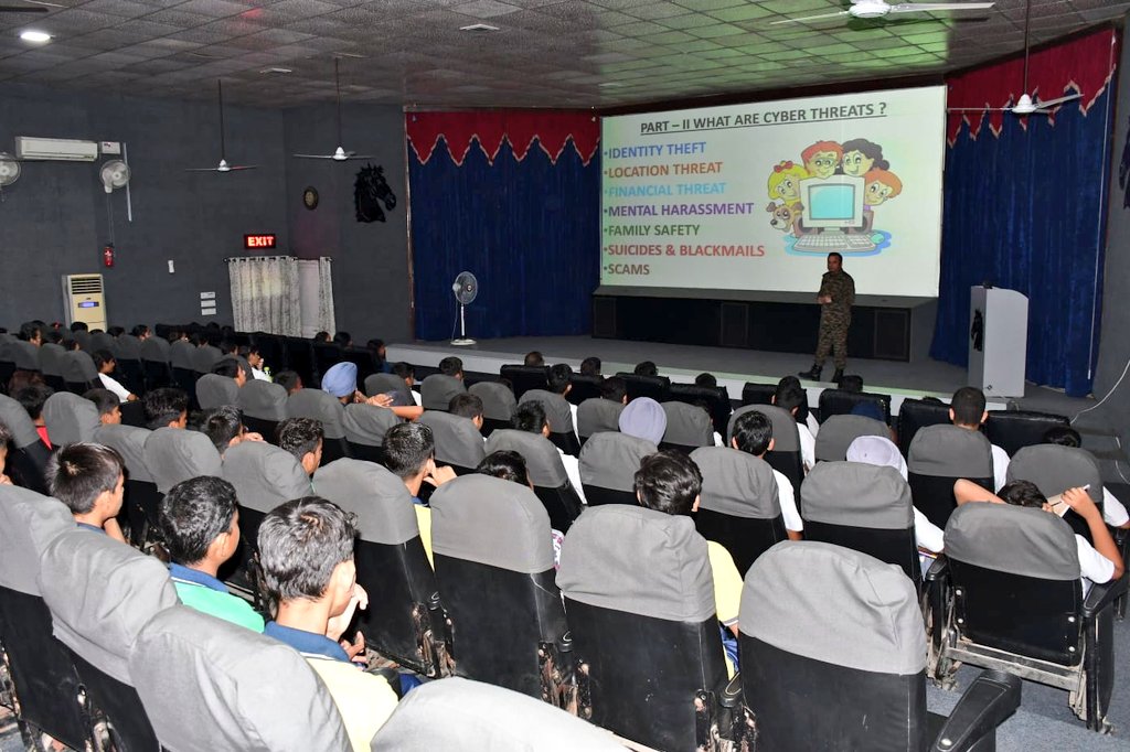 SWComd_IA's tweet photo. ๐ป๐คณ๐ฒ"Cyber Security, is an unwavering necessity. Our mission! is to safeguard our digital frontiers."๐ป๐คณ๐ฒ
#StallionBrigade conducted #CyberAwareness Campaign for families, service personnel and students of APS & KV, Abohar.
The experts conducted interactive sessions and played movies on #Cybersecurity with a Key focus on #StayingSafeOnline and #DigitalSafety.
#ChetakCorps
@adgpi
#SaptaShaktiCommand
#CyberSecurityAwareness
#Awareness
#StaySafeOnline
@HQ_IDS_India
@NICMeity
@IndianCERT
@Cyberdost
@InfoSecAwa