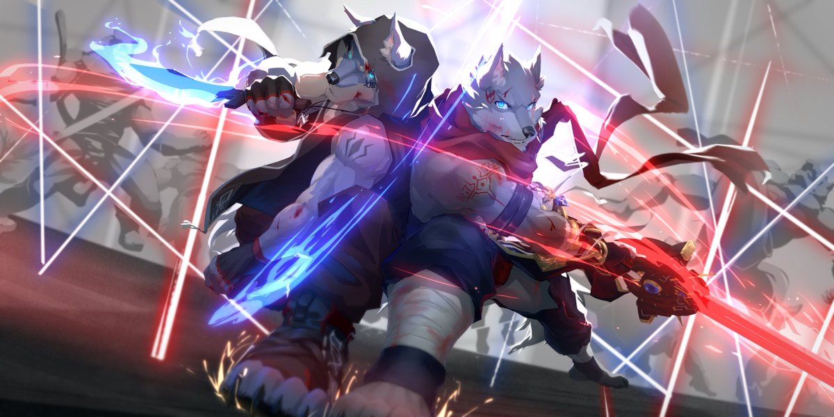 Commission of <a href="/TigerWolf_Xlll/">Hulnag</a> and <a href="/lansas0711/">藍颯斯</a>