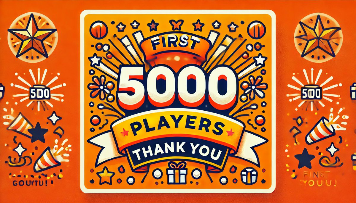 caerusecosystem's tweet photo. 🎉 We've hit a massive milestone—5,000 players! 🚀 Thank you for being part of this amazing journey. Let's keep growing and playing together! 🌟 #GameOn #5000Strong #Caerus #hamster #hamsterkombatcombo #TAPSWAP #P2E #p2pgame https://t.co/0wyxKH1D3R