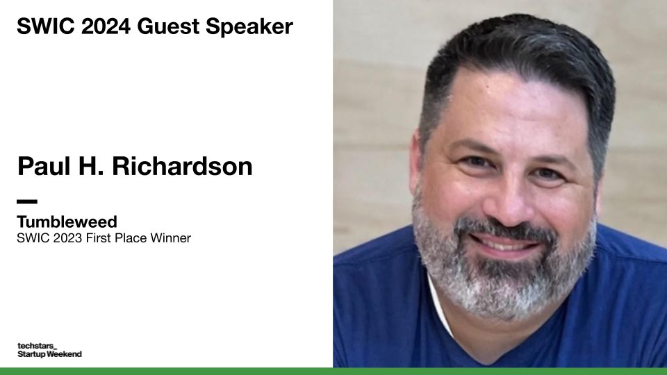Join us tomorrow evening for a talk from Paul Richardson, part of the tumbleweed team that won SWIC 2023, to kick off SWIC 2024! Tickets are still available -- get yours today! swic.rocks