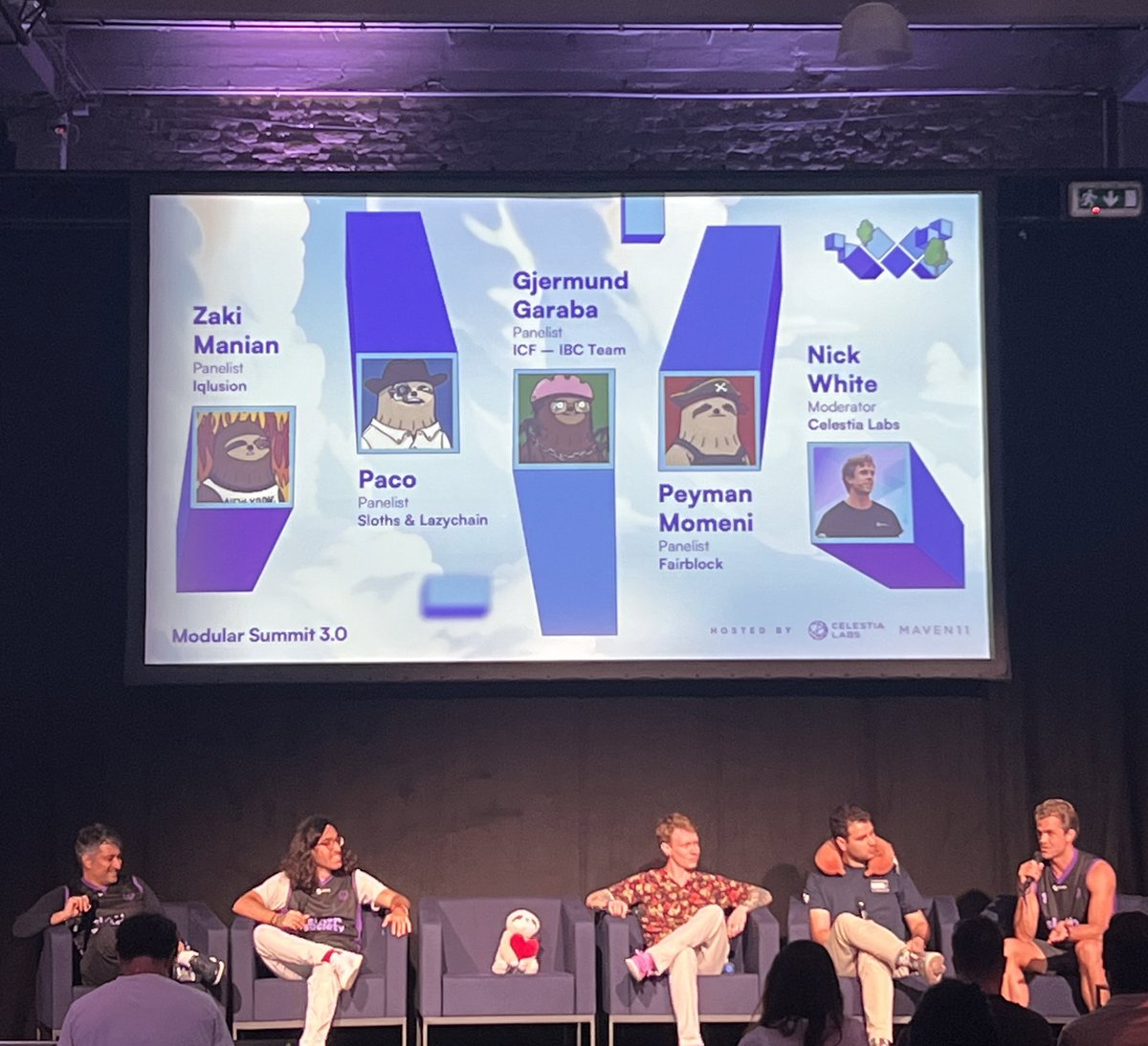 Origin stories of <a href="/CelestineSloths/">CelestineSloths</a> :

“I saw <a href="/zmanian/">zmanian</a> in a dream &amp; he told me to mint” 🦥💤