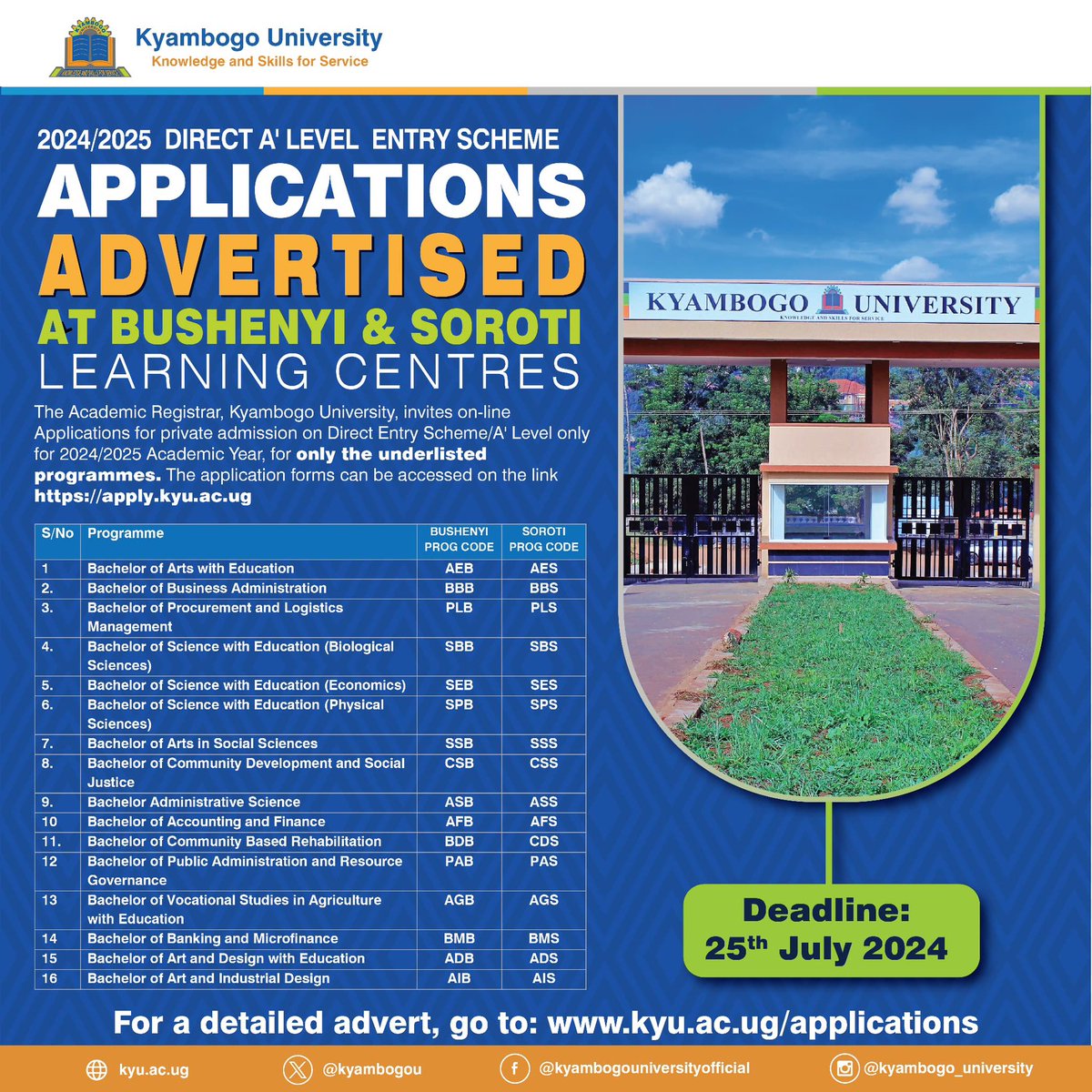 For your information <a href="/kyambogou/">KYAMBOGO UNIVERSITY</a> <a href="/newvisionwire/">The New Vision</a>