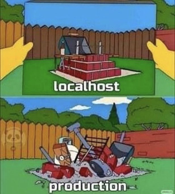 daboigbae's tweet image. programmers: “it works on my machine”