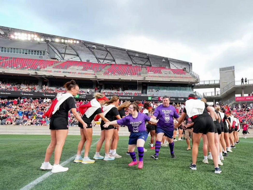What an incredible experience! Thank you to <a href="/RugbyCanada/">Rugby Canada</a> for helping us spread the message that #RugbyIs4Everyone!