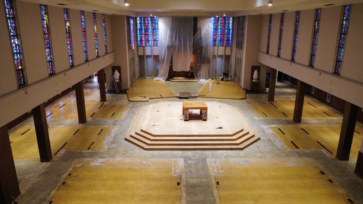 GACincinnati's tweet photo. Join us and celebrate the reopening of the Guardian Angels Church on August 10th following 3:30 pm Mass and August 11th following 8 &amp; 10 am Mass. https://t.co/ijr9duZAeR
