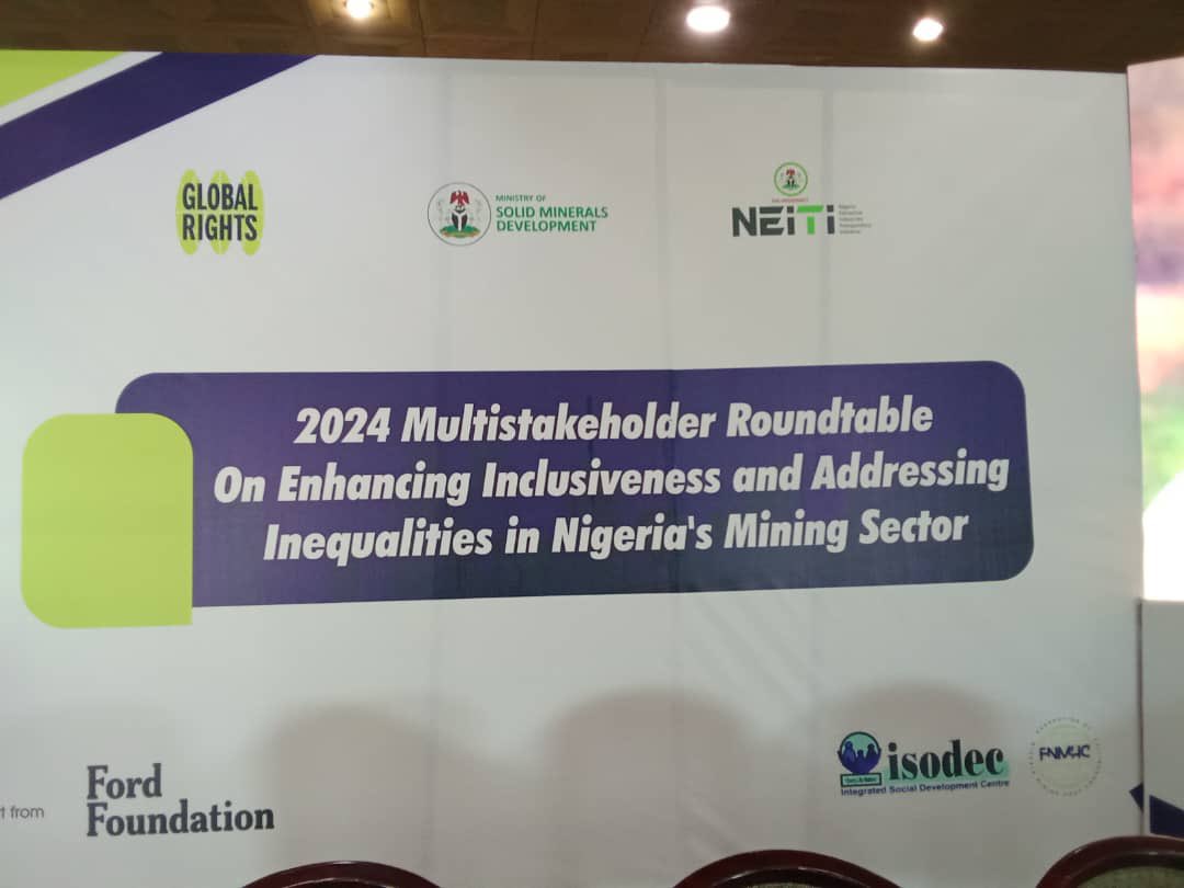 AbiodunEssiet's tweet photo. Attending the 2024 Multi-Stakeholder Roundtable on Enhancing Inclusiveness and Addressing Inequalities in Nigeria's Mining Sector organized by @Globalrightsng @FordFoundation 

 The discovery of mineral wealth brings immense excitement and the promise of improved social and economic conditions for the communities that own these resources. However, it is also accompanied by challenges that need to be addressed to ensure sustainable and equitable development.

I am committed to ensuring the implementation of the community development agreement in the North Central region of Nigeria. @Asovillanews_ @PBATMediaCentre @woye1 @thecableng @PremiumTimesng