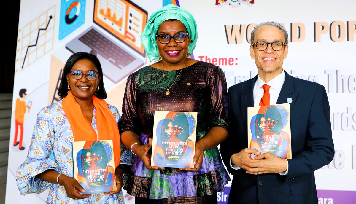rosensarr's tweet photo. Today we launched the 2024 State of World Population Report and celebrated #worldpopulation day with the RC @karlfredpaul and the SG of the Gambia Government and Head of civil service Madam Salimata Touray #BecauseEveryoneCounts https://t.co/dqXBui6Hcr