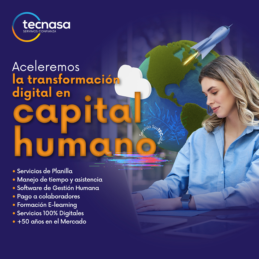 50+ Años de haber irrumpido en el mercado con un servicio de #outsourcingdeplanilla para el cálculo de las planillas de los negocios, y una cultura de servicio excepcional​. Conozca más de nuestros servicios en tecnasa.com/planilla

#ServimosConfianza #Softwarederecuroshumanos