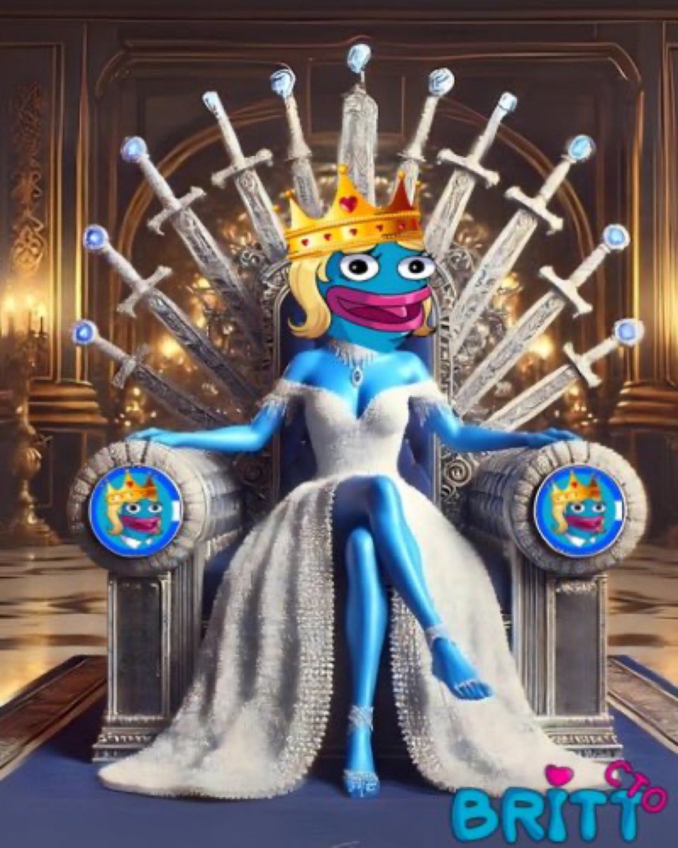<a href="/1000xgirl/">1000xgirl</a> …the one and only Queen of Base.  ROI will be insane with $Britt.  
Tg: t.me/brittbaseCTO
X: <a href="/BrittbaseCTO/">Britt</a> 
CA 
0x3b1228c3ede7e0898d57054cd9b8f812d24315c1