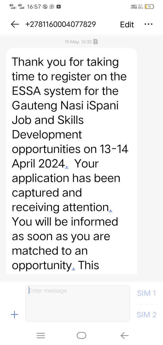 cavalli_k's tweet photo. @Lesufi it's been long since we received this message when are we going to be called for placement or already people are being hired....??? https://t.co/7A2gDDwRgt