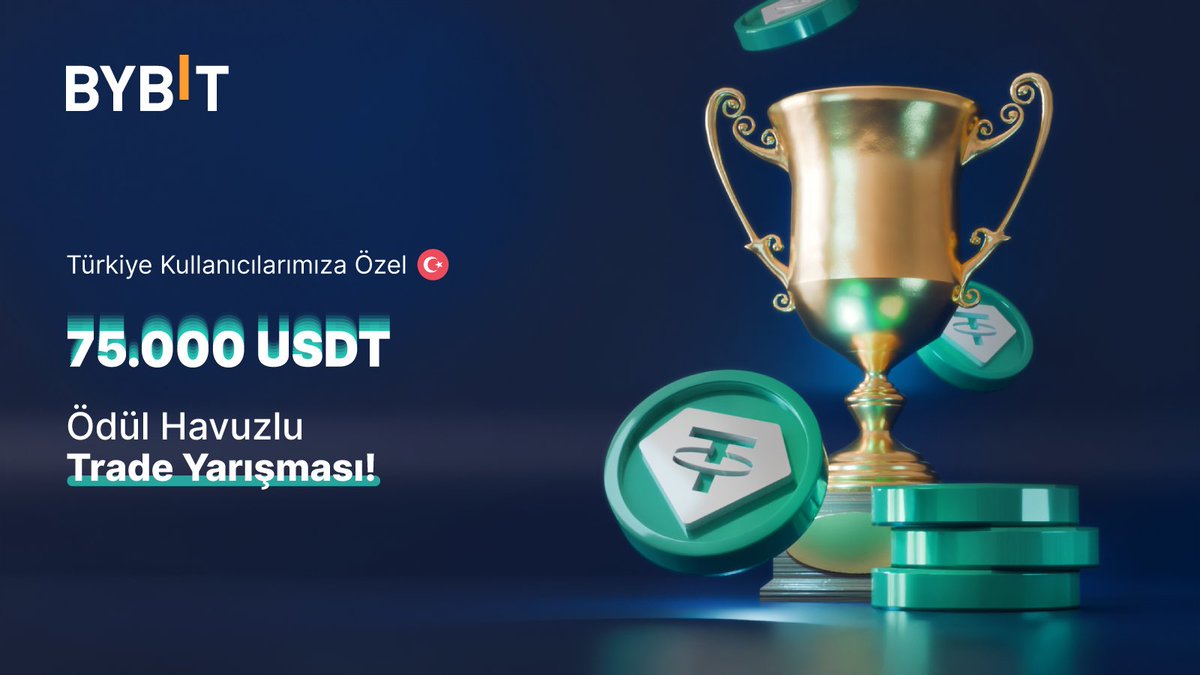 Türkiye Kullanıcılarımıza Özel 🇹🇷

🔥 75.000 USDT Ödül Havuzlu YENİ Trade Yarışması 🔥
 
🏁 Kayıtlar Başladı!
 
🎯 En Yüksek PnL ve Hacim İçin Zirveye Yarışın 🤩 

✅ Hemen Katılın: bybit.com/tr-TR/trading-…