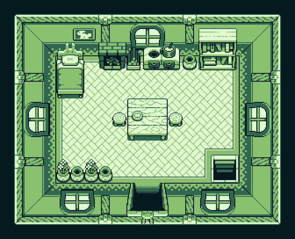 House interior I did a few years back for a project that didn't materialize, I still like how it looks ✨