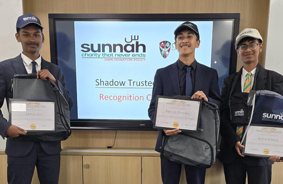 Challney Boys (@challneyboys) on Twitter photo Our Year 10 students have completed their <a href="/sunnahcharity/">Sunnah Charity</a> Shadow Trustee Scheme, ending the year by raising an incredible £3,735.16 for the humanitarian crisis in Gaza.
Thank you to @khalidayaz77 for delivering the sessions & dropping our very happy Year 10 students with rewards! Our Year 10 students have completed their <a href="/sunnahcharity/">Sunnah Charity</a> Shadow Trustee Scheme, ending the year by raising an incredible £3,735.16 for the humanitarian crisis in Gaza.
Thank you to @khalidayaz77 for delivering the sessions & dropping our very happy Year 10 students with rewards!
